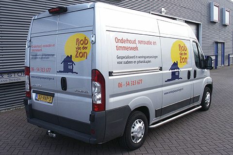 Belettering Rob van der Zon