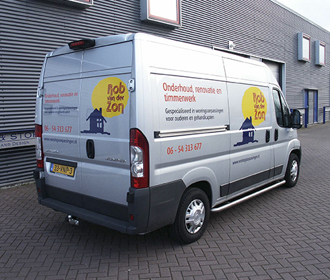 Belettering Rob van der Zon