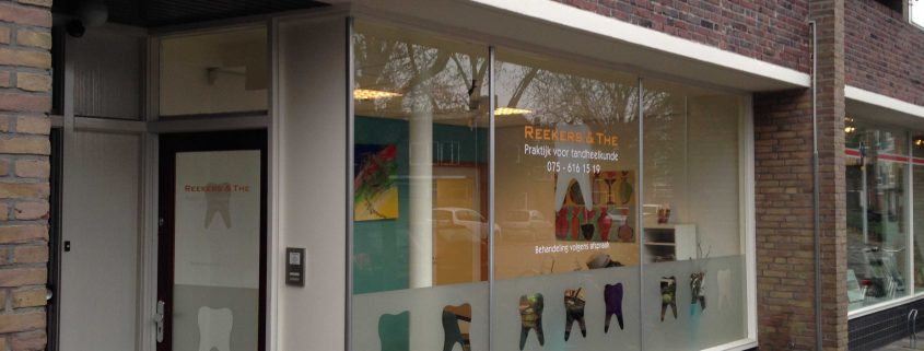 Belettering tandartspraktijk Zaandam