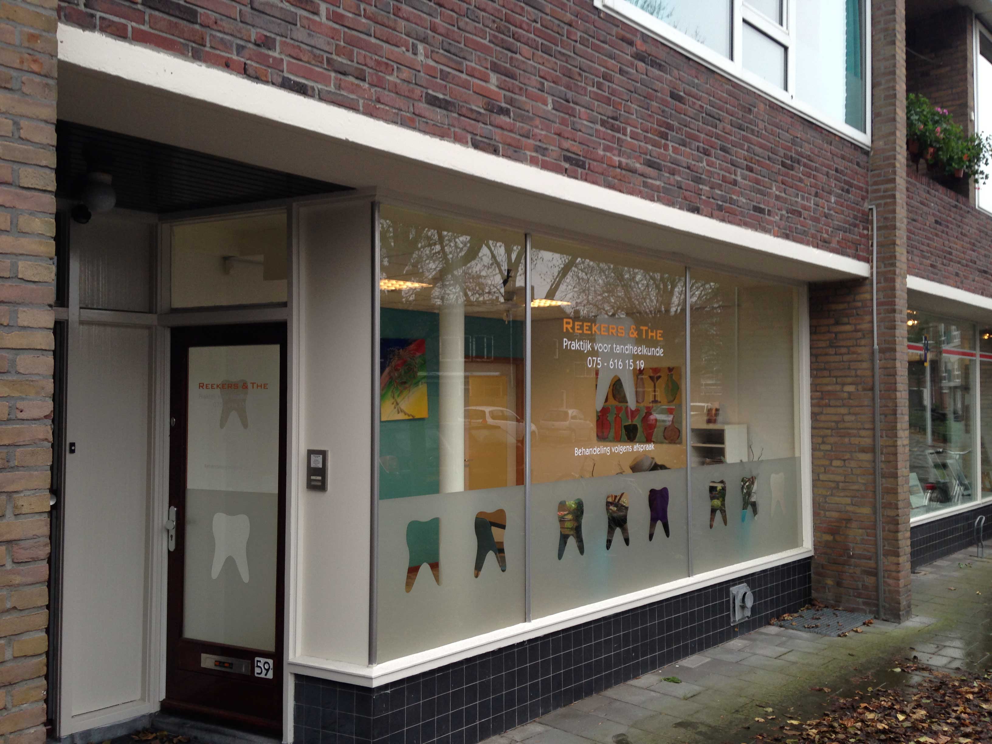 Belettering tandartspraktijk Zaandam