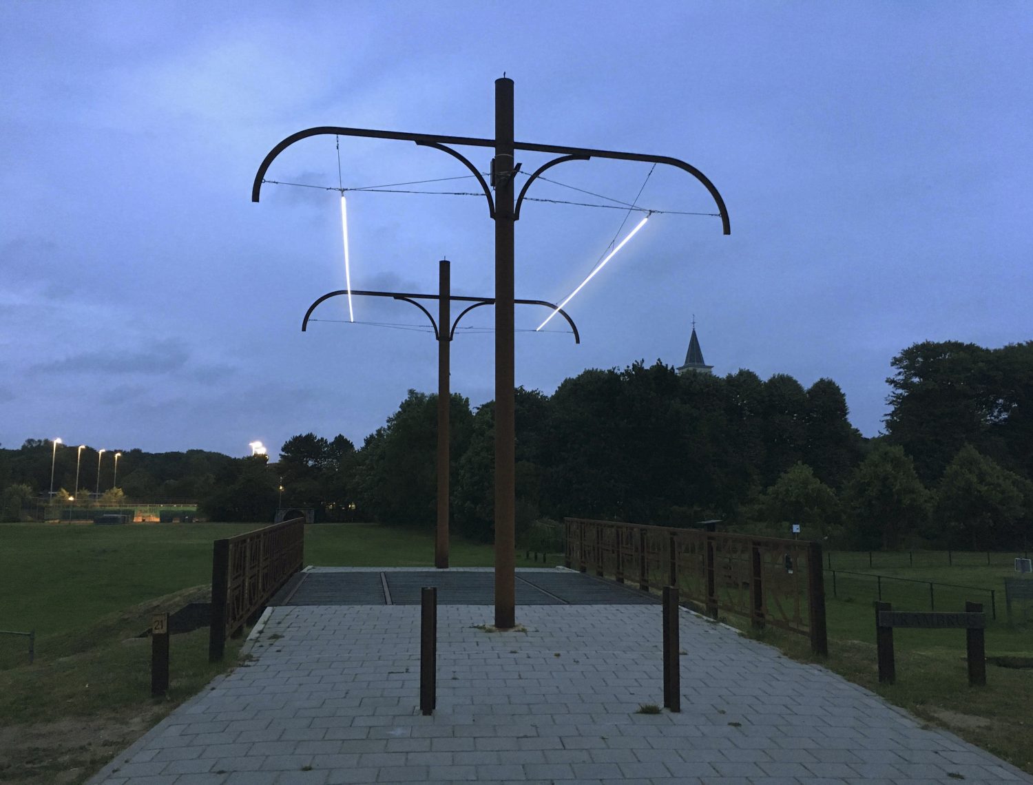 Project Trambrug Bennebroek avond