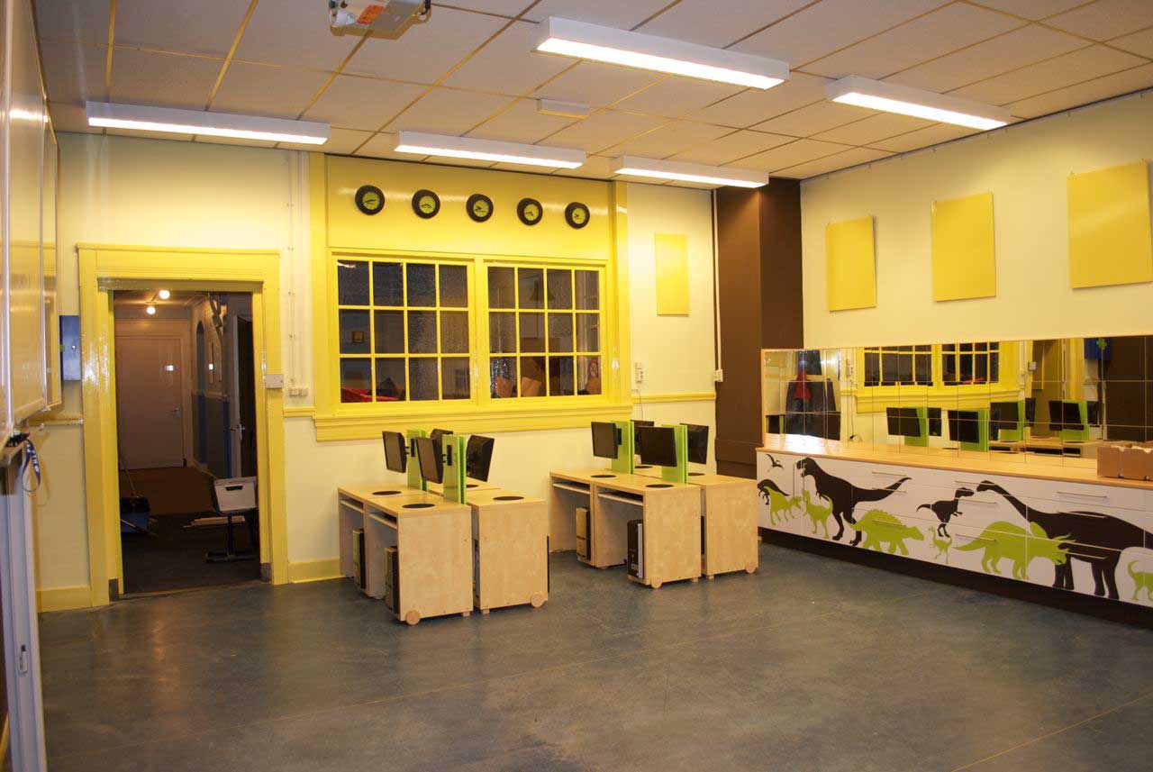 Dino klas inrichting Bekenkampschool, Groningen