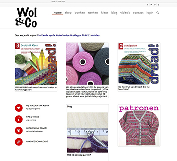 Website en webshop Wol & Co
