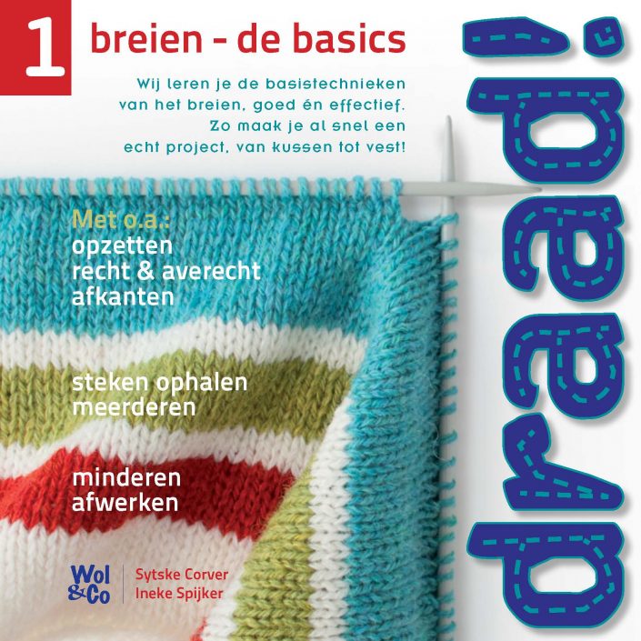 cover Cover Draad! 1 breien: de basics